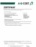 Certificado ecológico Schafi-Shop