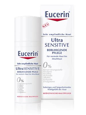 Eucerin UltraSensitive beruhigende Pflege für trockene Haut, 50ml