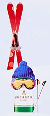 Niederegger marzipan as a skier