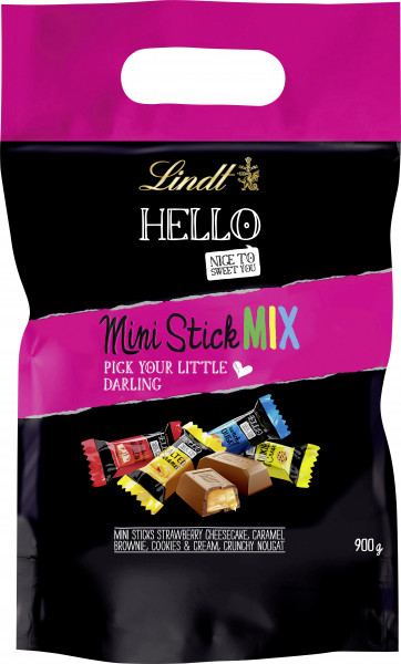 Lindt Hello Mini Stick Mix XXL Beutel 900g