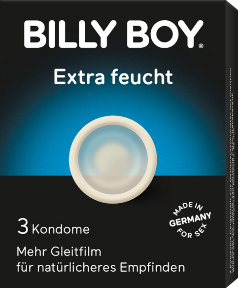 Billy Boy, extra feucht, doppelter Gleitfilm, langes Empfinden, Ausprobieren, klein, mini, Hosentasche, Wochenende