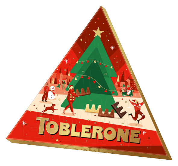 Calendrier de l'avent de Toblerone avec les spécialités de Toblerone 200g