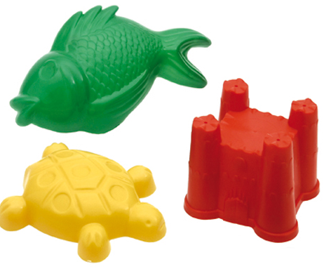 Sand Moulds XXL Set of 3 assorted colours