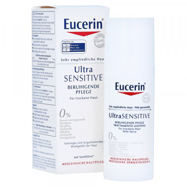 Eucerin Ultra Sensitive soin apaisant pour peaux sèches, 50ml
