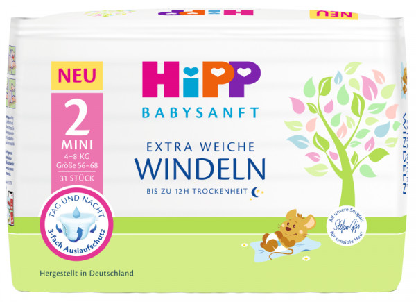 Babysanft diaper Mini 2 Carry 1x31 pieces