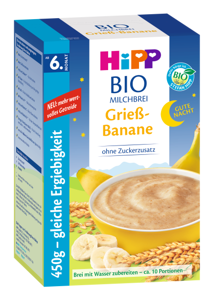 Muesli infantil desde 12 meses 7 cereales sin azúcar añadido ecológico Hipp  Biológico Mi Primer Desayuno 200 g.