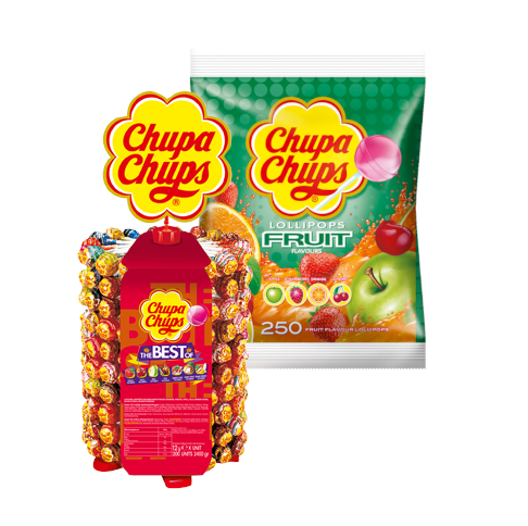 Chupa Chups Lollipops Wheel 180 Plus 20 Free (Pack of 200