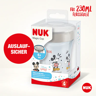 NUK Magic Cup motif Mickey Mouse, 230ml, anti-fuite
