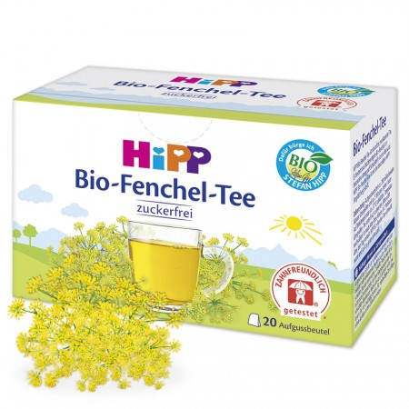 Hipp organic fennel tea, 20 infusion bags à 1,5g