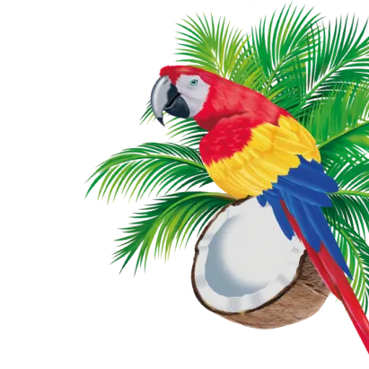Haribo confection parrot