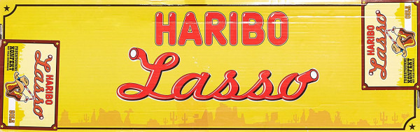 Haribo Lasso Cola 50 piezas en una caja de cartón 3500g