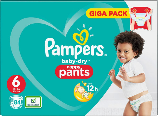 Produktbild von Pampers " baby-dry nappy pants " Gr. 6