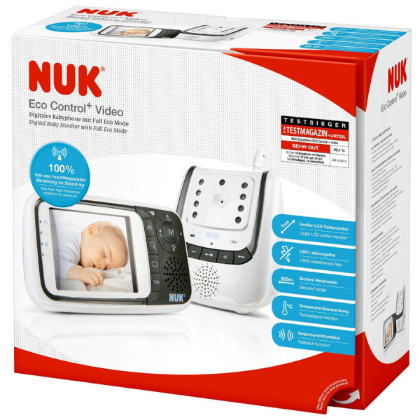 NUK Baby Monitor Eco Control+Video