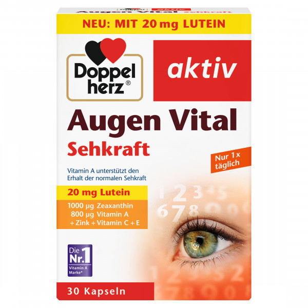 Doppelherz Augen Vital Sehkraft 30 capsules, 19,6g, food supplement