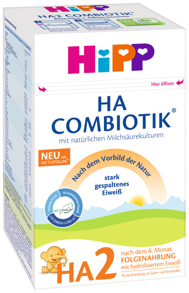 Hipp HA2 Combiotik Hypoallergenic follow-on milk after 6 months, 600g