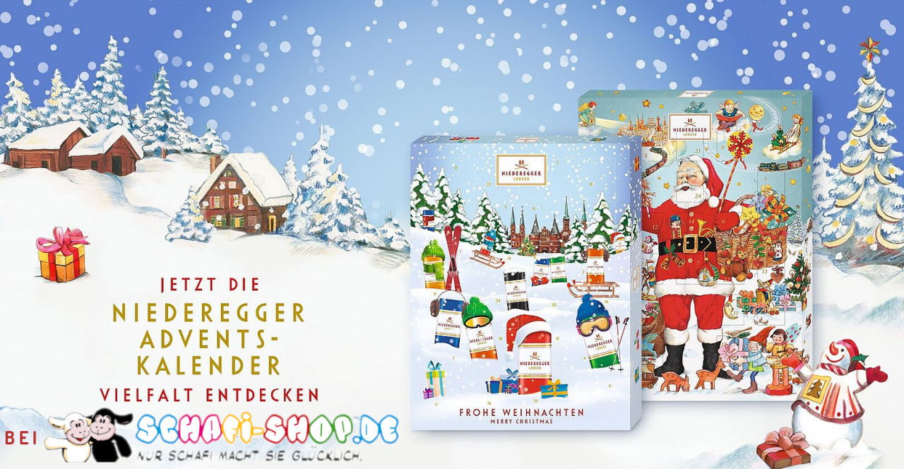 Banner Niederegger Christmas Advent calendar
