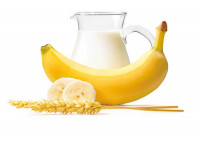 Zutaten Banane Griess Milch