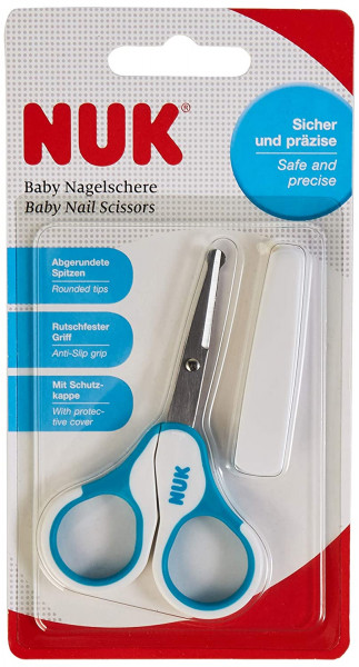 NUK Baby ciseaux à ongles, couleur : bleu