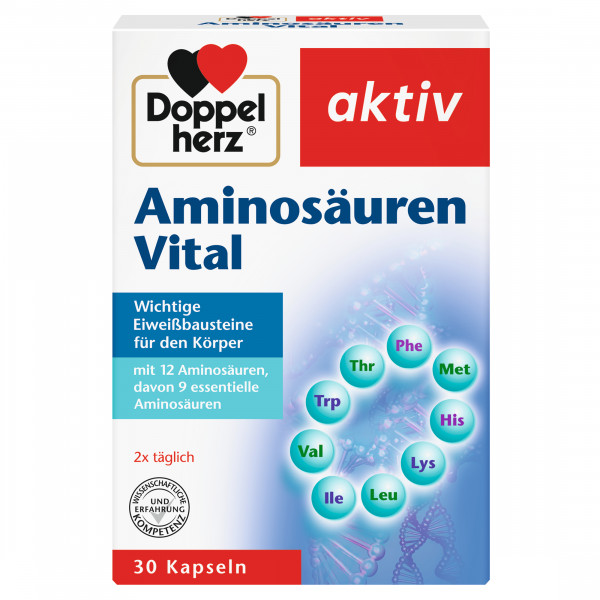 Doppelherz Aminoácidos Vital 30 Cápsulas