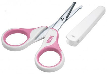 NUK Baby Nail Scissors, Colour: pink