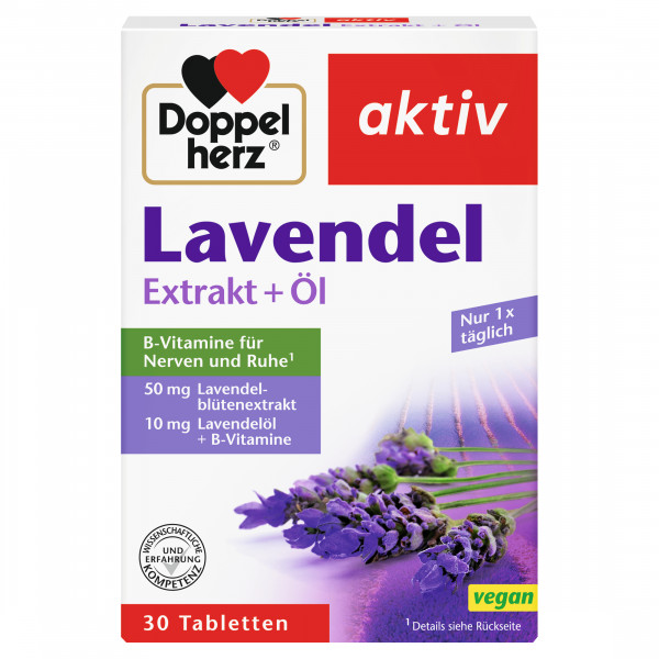 Doppelherz Lavendel Extrakt+Öl Produktbild