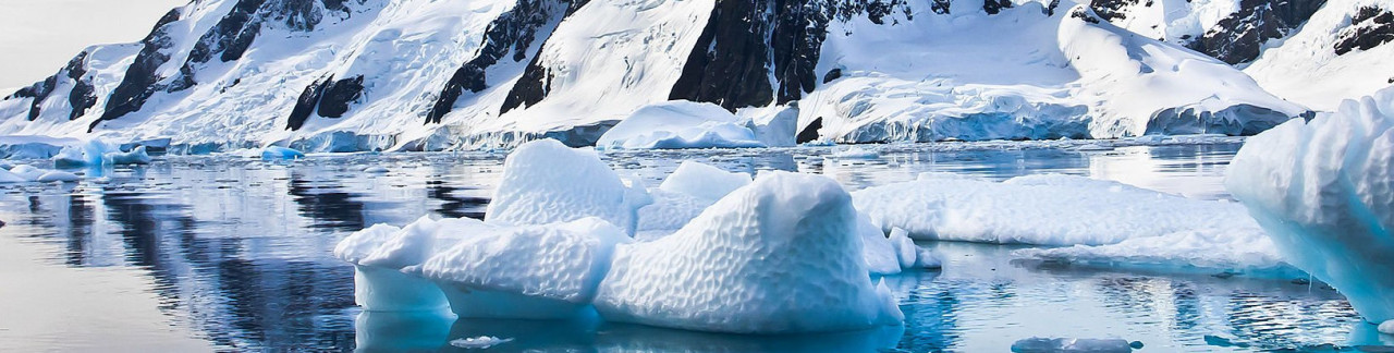 冰川和极地海