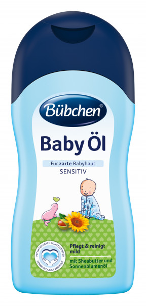 德国Bübchen贝臣婴儿身体护肤油乳木果油和葵花籽油　400ml