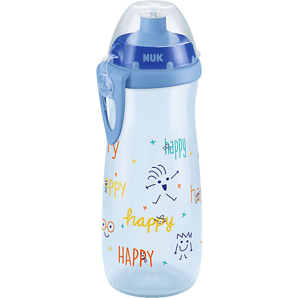 Nuk, Sports, Cup, Trinkflasche; 450 ml, blau