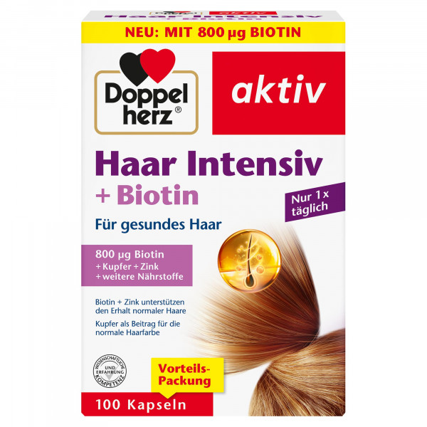 Doppelherz Hair Intensive 100 capsules, 58g, food supplement