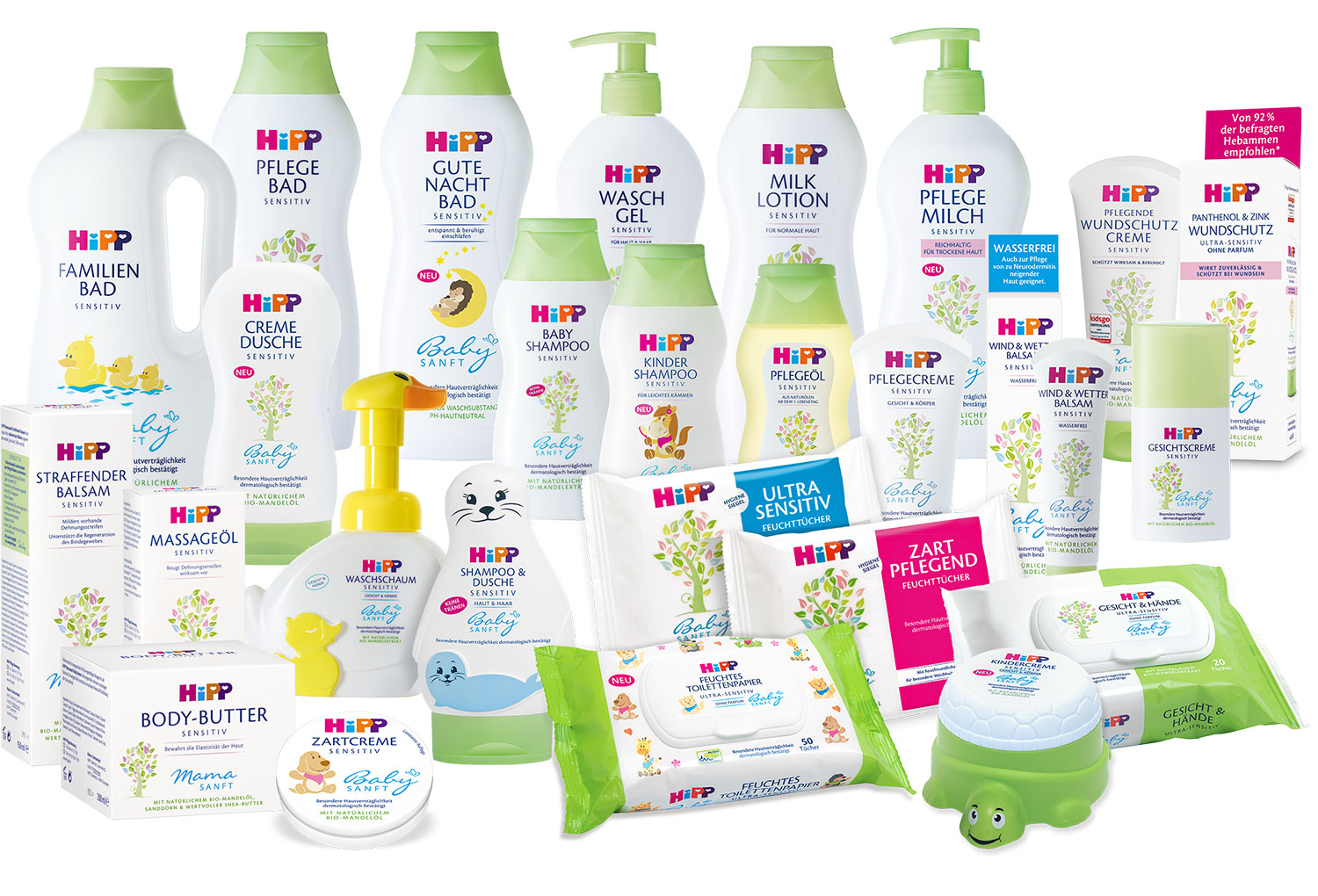Hipp care products