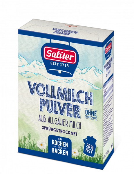 Saliter Alpine lait entier en poudre 26% de matières grasses, 250g