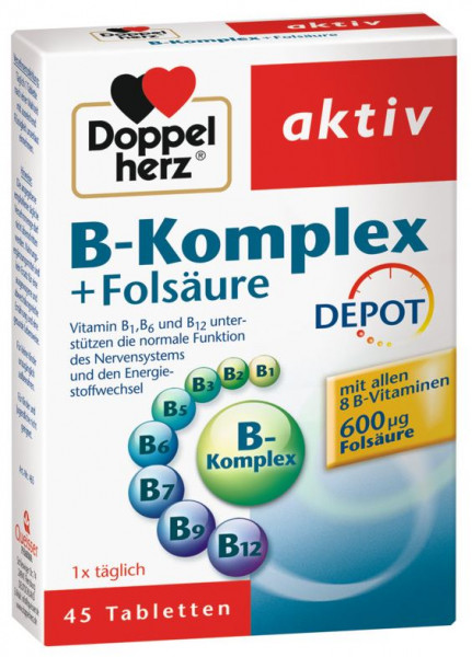 Doppelherz B-Komplex + Folsäure Depot